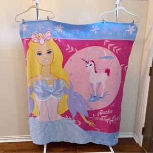 Barbie Swan Lake 2003 Barbie Blanket Vintage Barbiecore